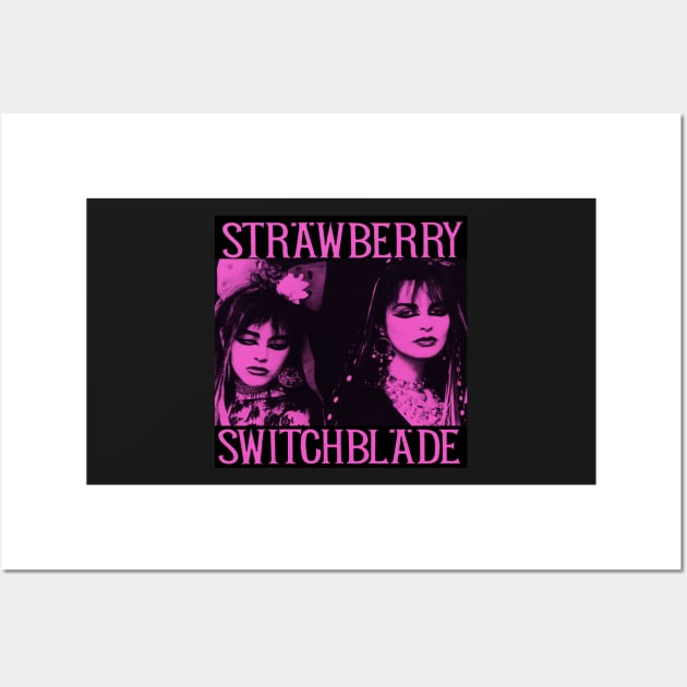 Strawberry Switchblade Wall Art by vintage-glow